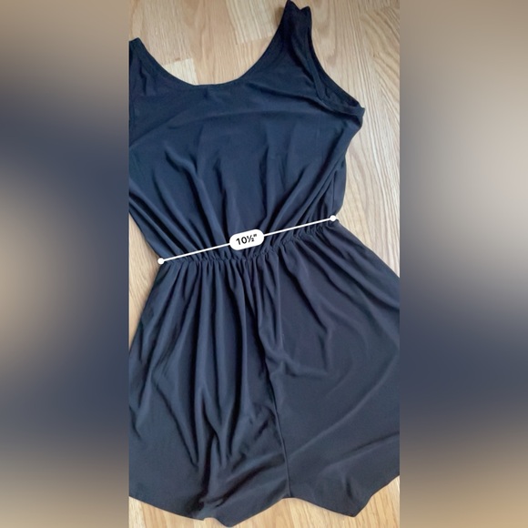 Pinc Romper Jumpsuit shorts black size medium flowy sleeveless elastic waist - Picture 10 of 11